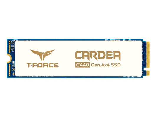 Team T-FORCE CARDEA Ceramic C440 M.2 2280 2TB PCIe Gen4 x4 with NVMe 1.3 3D NAND Internal Solid State Drive (SSD) TM8FPA002T0C410