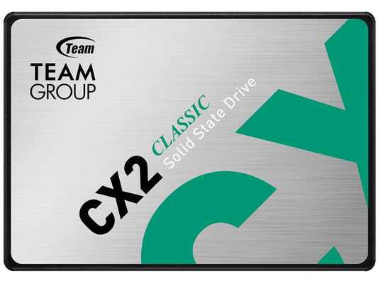 Team CX2 2.5" 256GB SATA III 3D NAND Internal Solid State Drive (SSD) T253X6256G0C101