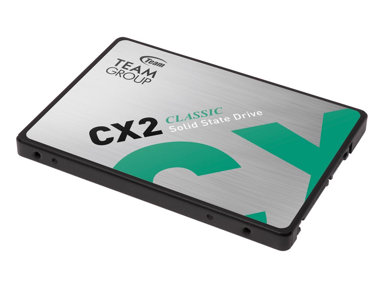 Team CX2 2.5" 2TB SATA III 3D TLC Internal Solid State Drive (SSD) T253X6002T0C101