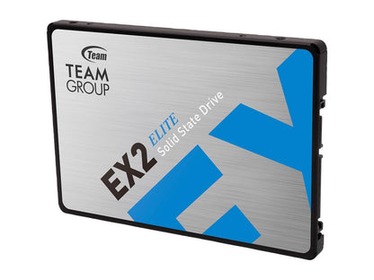 Team EX2 2.5" 2TB SATA III 3D NAND Internal Solid State Drive (SSD) T253E2002T0C101
