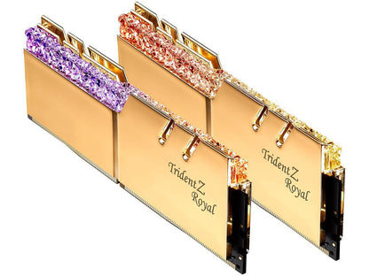 G.SKILL Trident Z Royal Series 32GB (2 x 16GB) 288-Pin DDR4 SDRAM DDR4 4000 (PC4 32000) Intel XMP 2.0 Desktop Memory Model F4-4000C17D-32GTRGB