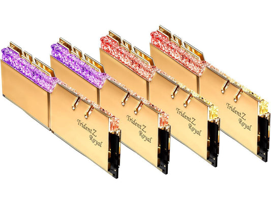 G.SKILL Trident Z Royal Series 32GB (4 x 8GB) 288-Pin DDR4 SDRAM DDR4 4000 (PC4 32000) Intel XMP 2.0 Desktop Memory Model F4-4000C17Q-32GTRGB