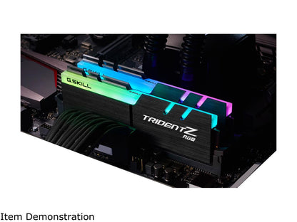 G.SKILL TridentZ RGB Series 32GB (2 x 16GB) 288-Pin DDR4 SDRAM DDR4 4000 (PC4 32000) Intel XMP 2.0 Desktop Memory Model F4-4000C17D-32GTZRB