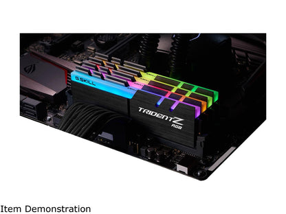 G.SKILL TridentZ RGB Series 32GB (4 x 8GB) 288-Pin DDR4 SDRAM DDR4 4000 (PC4 32000) Intel XMP 2.0 Desktop Memory Model F4-4000C17Q-32GTZRB