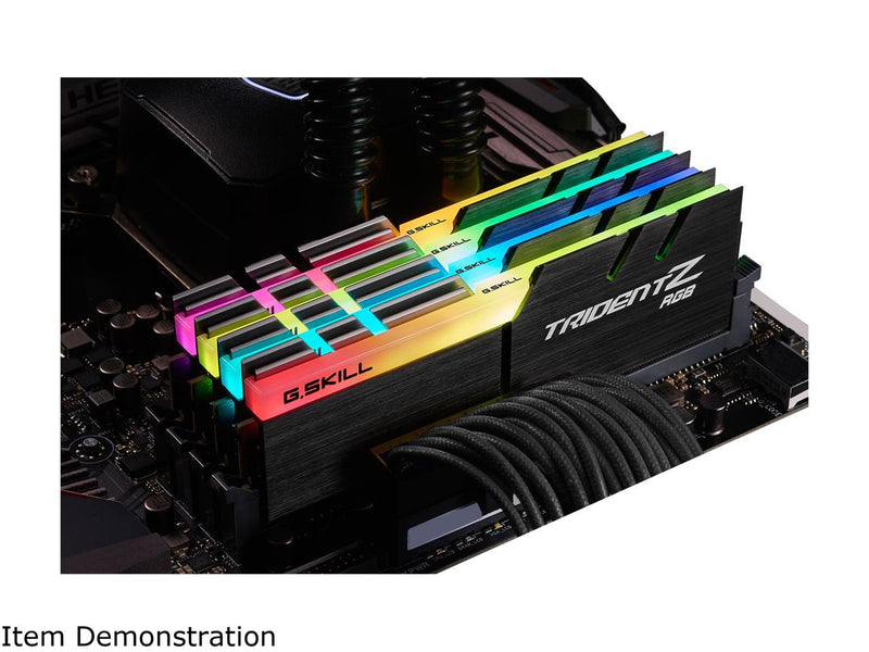 G.SKILL TridentZ RGB Series 32GB (4 x 8GB) 288-Pin DDR4 SDRAM DDR4 4000 (PC4 32000) Intel XMP 2.0 Desktop Memory Model F4-4000C17Q-32GTZRB