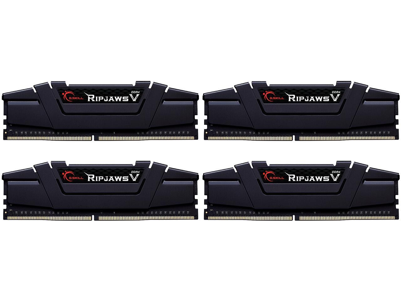 G.SKILL Ripjaws V Series 32GB (4 x 8GB) 288-Pin DDR4 SDRAM DDR4 4000 (PC4 32000) Intel XMP 2.0 Desktop Memory Model F4-4000C17Q-32GVKB