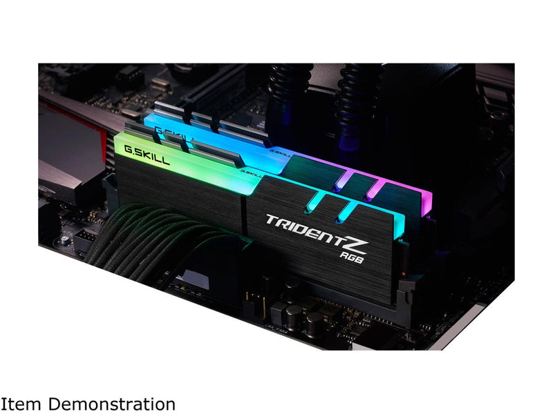 G.SKILL TridentZ RGB Series 16GB (2 x 8GB) 288-Pin DDR4 SDRAM DDR4 4400 (PC4 35200) Intel XMP 2.0 Desktop Memory Model F4-4400C16D-16GTZR
