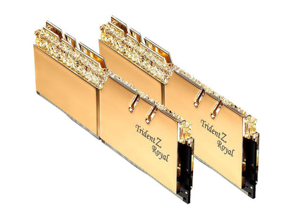 G.SKILL Trident Z Royal Series 64GB (2 x 32GB) 288-Pin DDR4 SDRAM DDR4 3600 (PC4 28800) Intel XMP 2.0 Desktop Memory Model F4-3600C16D-64GTRG
