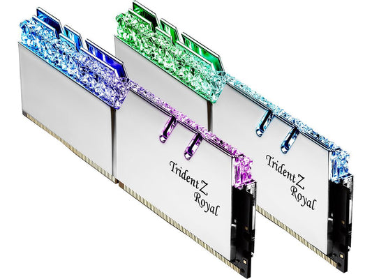 G.SKILL Trident Z Royal Series 64GB (2 x 32GB) 288-Pin DDR4 SDRAM DDR4 3600 (PC4 28800) Intel XMP 2.0 Desktop Memory Model F4-3600C16D-64GTRS