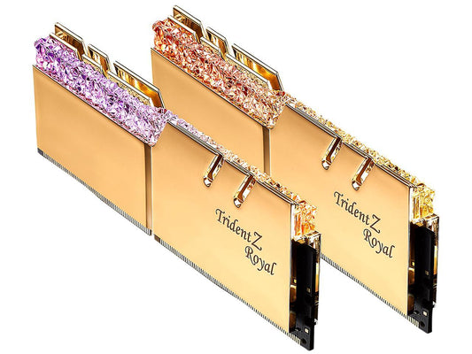 G.SKILL Trident Z Royal Series 64GB (2 x 32GB) 288-Pin DDR4 SDRAM DDR4 3200 (PC4 25600) Intel XMP 2.0 Desktop Memory Model F4-3200C14D-64GTRG