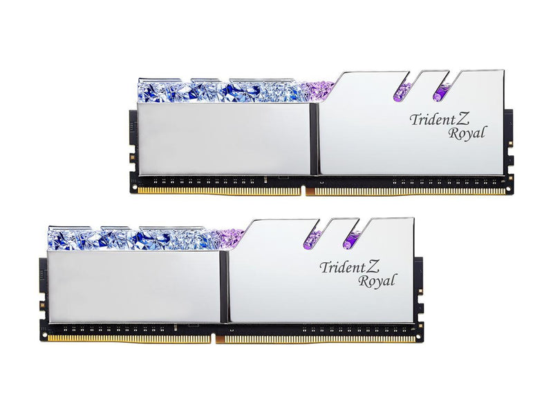 G.SKILL Trident Z Royal Series 32GB (2 x 16GB) 288-Pin PC RAM DDR4 4266 (PC4 34100) Intel XMP 2.0 Desktop Memory Model F4-4266C19D-32GTRS