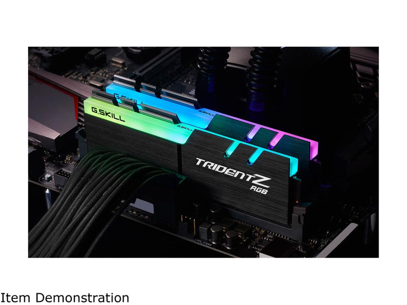 G.SKILL TridentZ RGB Series 32GB (2 x 16GB) 288-Pin PC RAM DDR4 4400 (PC4 35200) Intel XMP 2.0 Desktop Memory Model F4-4400C19D-32GTZR