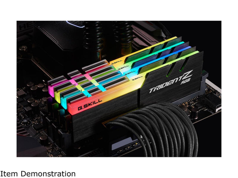 G.SKILL TridentZ RGB Series 64GB (4 x 16GB) 288-Pin PC RAM DDR4 3600 (PC4 28800) Intel XMP 2.0 Desktop Memory Model F4-3600C14Q-64GTZRA