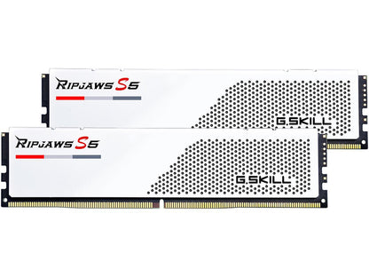 G.SKILL Ripjaws S5 Series 32GB (2 x 16GB) DDR5 5200 Intel XMP 3.0 Desktop Memory Model F5-5200J3636C16GX2-RS5W