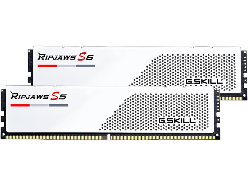 G.SKILL Ripjaws S5 Series 32GB (2 x 16GB) 288-Pin PC RAM DDR5 5600 (PC5 44800) Intel XMP 3.0 Desktop Memory Model F5-5600J3036D16GX2-RS5W