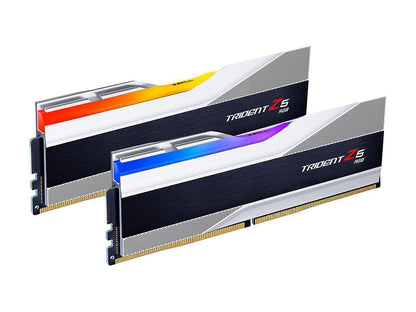 G.SKILL Trident Z5 RGB Series 64GB (2 x 32GB) 288-Pin PC RAM DDR5 6000 Intel XMP 3.0 Desktop Memory Model F5-6000J3040G32GX2-TZ5RS