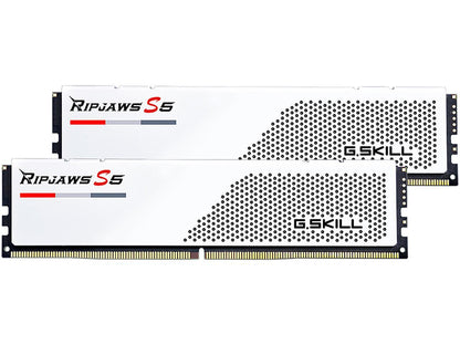 G.SKILL Ripjaws S5 Series 32GB (2 x 16GB) 288-Pin PC RAM DDR5 5200 Intel XMP 3.0 Desktop Memory Model F5-5200J2834F16GX2-RS5W