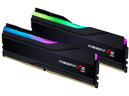 G.SKILL Trident Z5 RGB Series 64GB (2 x 32GB) 288-Pin PC RAM DDR5 5600 Intel XMP 3.0 Desktop Memory Model F5-5600J2834F32GX2-TZ5RK