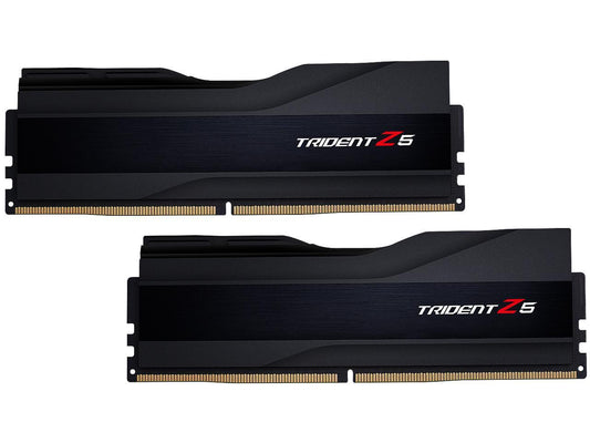 G.SKILL Trident Z5 Series 64GB (2 x 32GB) 288-Pin PC RAM DDR5 6000 Intel XMP 3.0 Desktop Memory Model F5-6000J3238G32GX2-TZ5K