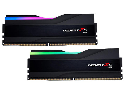 G.SKILL Trident Z5 RGB Series 64GB (2 x 32GB) 288-Pin PC RAM DDR5 6000 Intel XMP 3.0 Desktop Memory Model F5-6000J3238G32GX2-TZ5RK