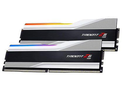 G.SKILL Trident Z5 RGB Series 64GB (2 x 32GB) 288-Pin PC RAM DDR5 6000 Intel XMP 3.0 Desktop Memory Model F5-6000J3238G32GX2-TZ5RS