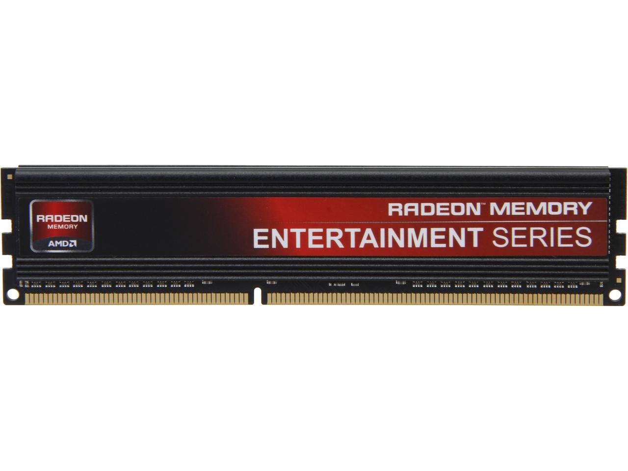 AMD Radeon Entertainment Series 4GB 240-Pin DDR3 SDRAM DDR3 1600 (PC3 12800) Desktop Memory Model AE34G1609U1