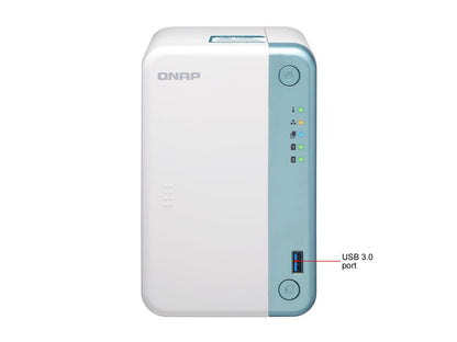QNAP TS-251D-2G-US Diskless System Network Storage