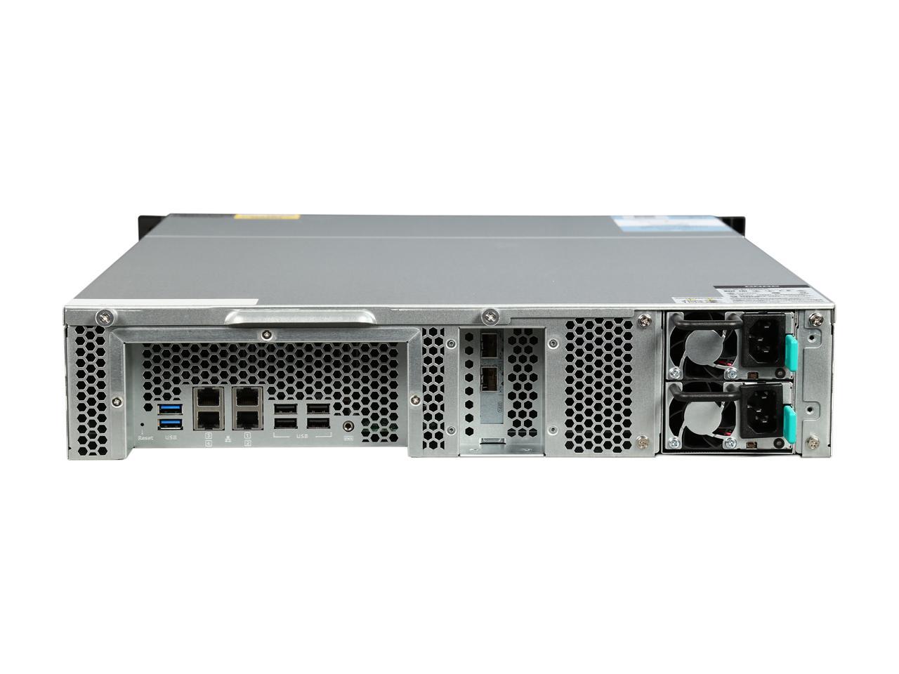 QNAP TS-873U-RP-16G-US 2U 8-Bay NAS/iSCSI IP-SAN, 10GbE, Redundant PSU