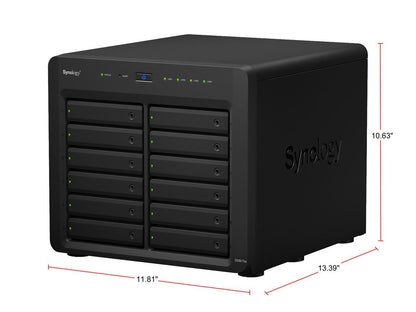 Synology 12 Bay DS3617xs NAS Disk Station, Diskless, 16GB DDR4