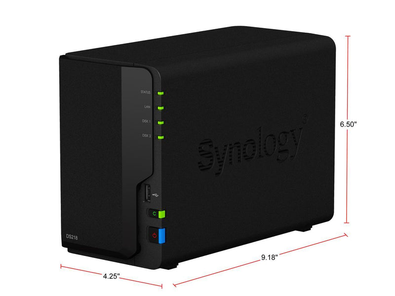 Synology 2 bay NAS DiskStation DS218 (Diskless) - OEM