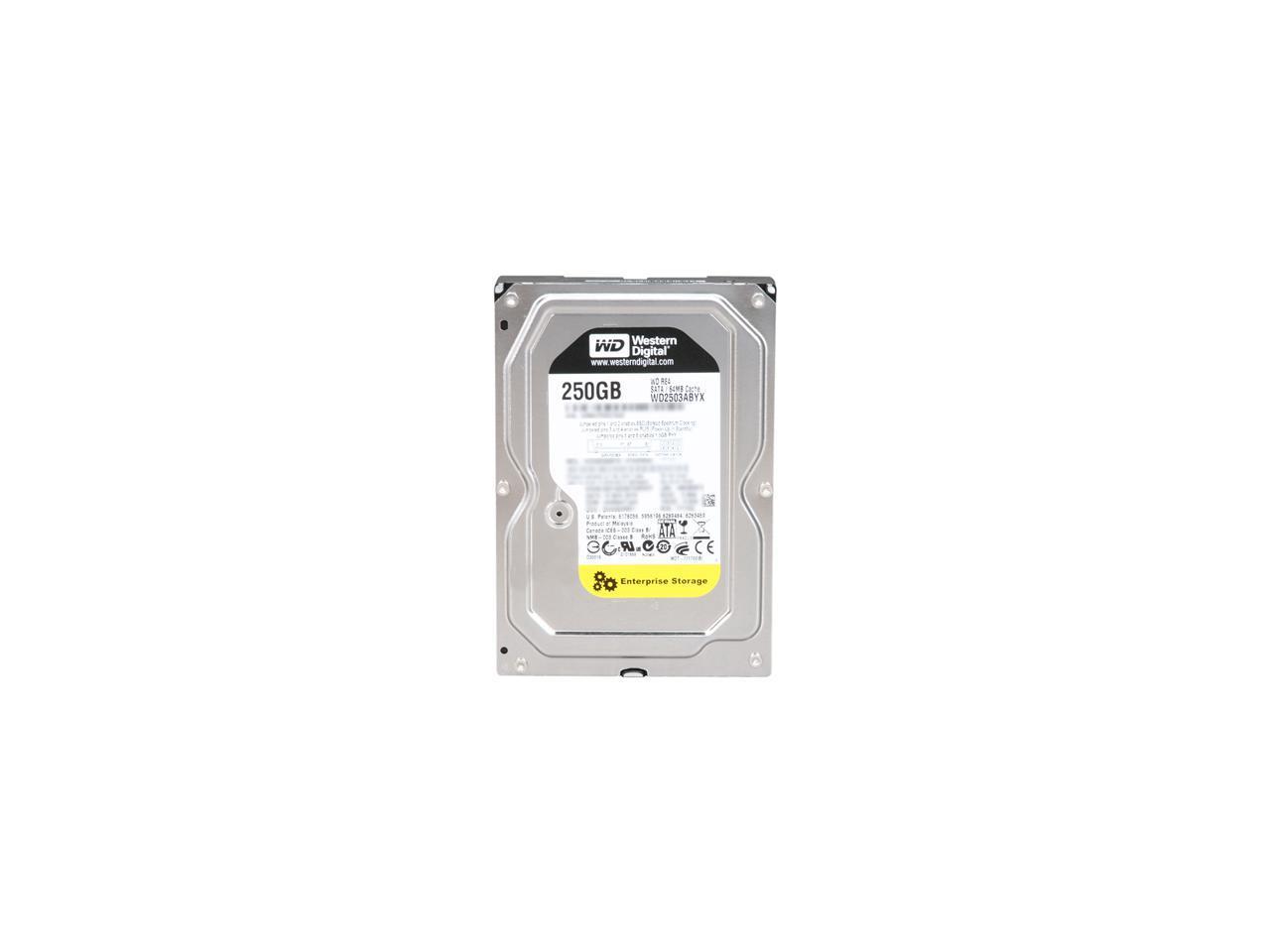 Western Digital WD RE4 WD2503ABYX 250GB 7200 RPM 64MB Cache SATA 3.0Gb/s 3.5" Internal Enterprise Hard Drive Bare Drive