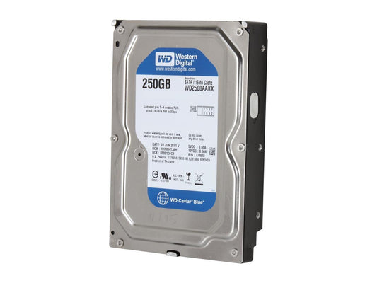 Western Digital 250GB 7200 RPM 16MB Cache SATA 6.0Gb/s 3.5" Internal Hard Drive – Manufacturer Refurbished