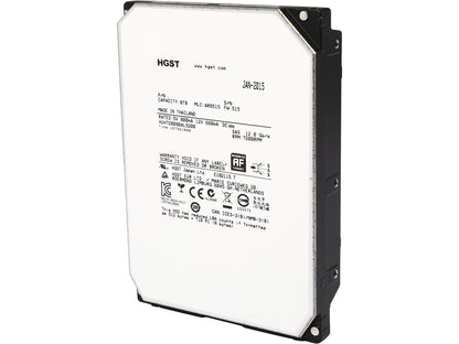 HGST Ultrastar He8 HUH728080AL5200 (0F23268) 8TB 7200 RPM 128MB Cache SAS 12Gb/s 3.5" Helium Platform Enterprise Hard Drive Bare Drive