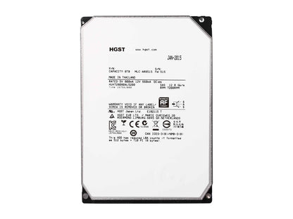 HGST Ultrastar He8 HUH728080AL5200 (0F23268) 8TB 7200 RPM 128MB Cache SAS 12Gb/s 3.5" Helium Platform Enterprise Hard Drive Bare Drive