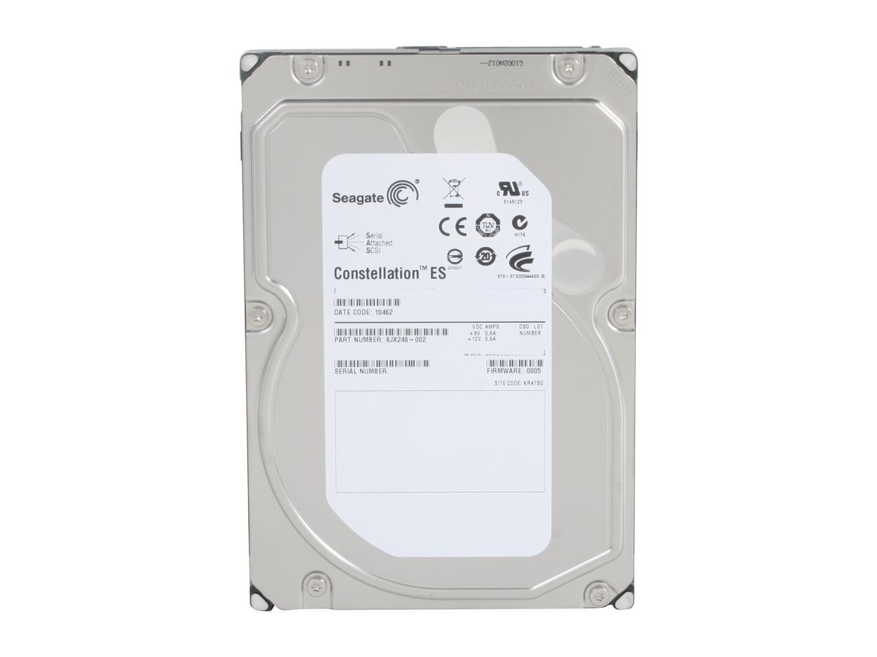 Seagate Constellation ES ST32000444SS 2TB 7200 RPM 16MB Cache SAS 6Gb/s 3.5" Internal Enterprise Hard Drive Bare Drive