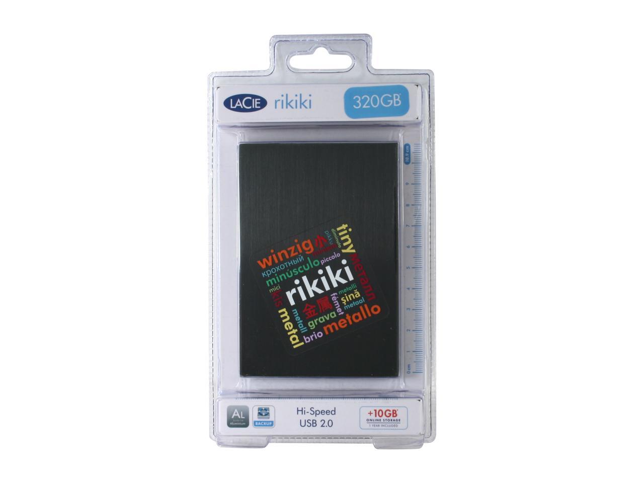 LaCie Rikiki 320GB USB 2.0 2.5" Portable Hard Drive 301908