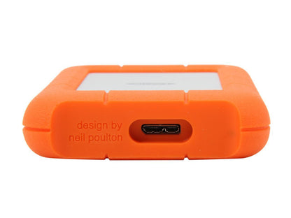 LaCie 1TB Rugged Mini External Hard Drive USB 3.0 Model LAC301558 Orange