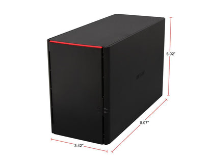 LinkStation 220 8TB Personal Cloud Storage with Hard Drives Included (LS220D0802)