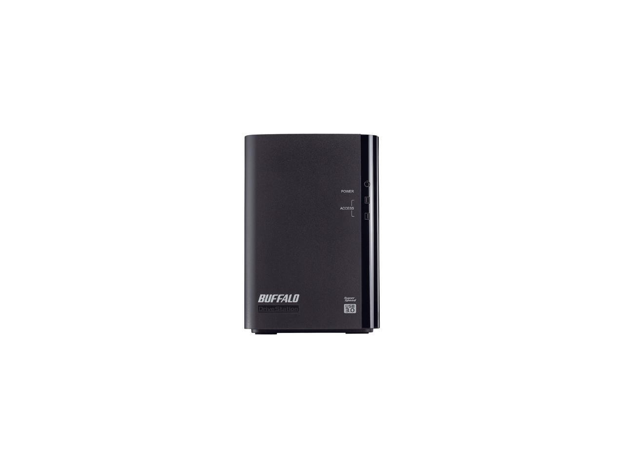 BUFFALO DriveStation Duo 8TB (2 x 4 TB) USB 3.0 High Performance RAID Array with Optimized Hard Drives HD-WH8TU3R1 Black