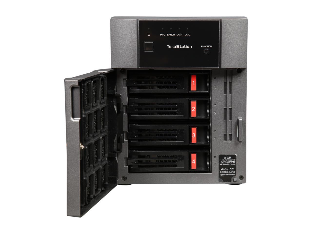 Buffalo TeraStation 3410DN Desktop 12 TB NAS Hard Drives Included