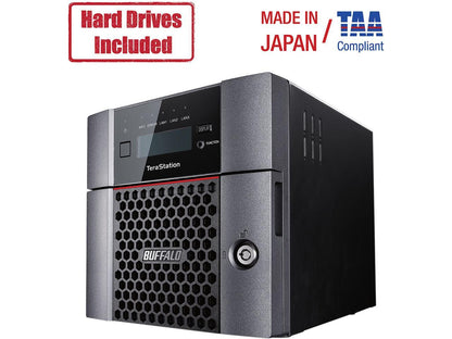Buffalo TeraStation 5210DN Desktop 8TB NAS Hard Drives Included