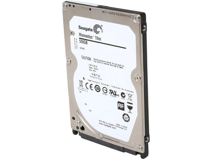 Seagate Momentus Thin ST500LT012 500GB 5400 RPM 16MB Cache SATA 3.0Gb/s 2.5" Internal Notebook Hard Drive Bare Drive