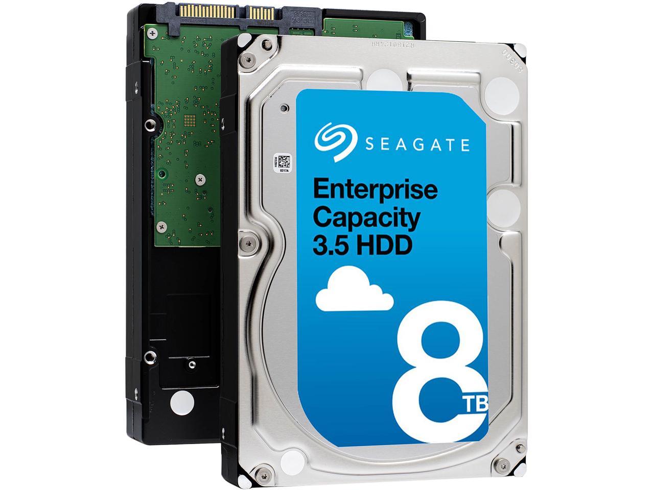 Seagate Enterprise Capacity 3.5'' HDD 8TB 7200 RPM 4Kn SATA 6Gb/s 256MB Cache Internal Hard Drive ST8000NM0045