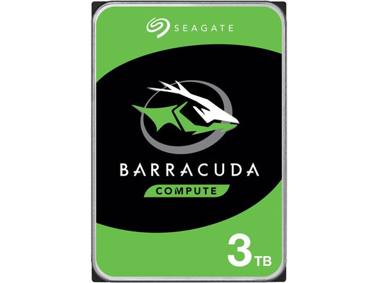 Seagate BarraCuda ST3000DM008 3TB 7200 RPM 64MB Cache SATA 6.0Gb/s 3.5" Hard Drive Bare Drive