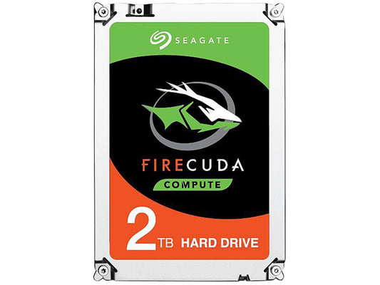 Seagate FireCuda Gaming SSHD 2TB 7200 RPM 64MB Cache SATA 6.0Gb/s 3.5" Internal Hard Drive ST2000DX002