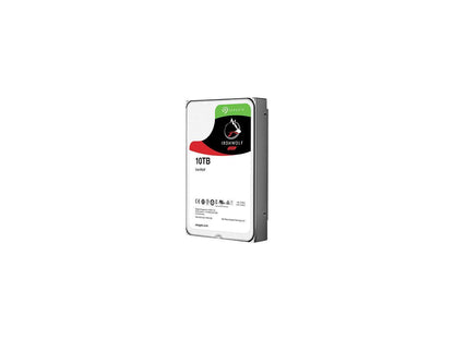 Seagate IronWolf 10TB NAS Hard Drive 7200 RPM 256MB Cache SATA 6.0Gb/s CMR 3.5" Internal HDD for RAID Network Attached Storage ST10000VN0004