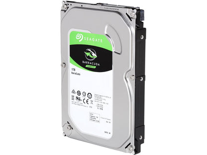 Seagate BarraCuda ST1000DM010 1TB 7200 RPM 64MB Cache SATA 6.0Gb/s 3.5" Hard Drive Bare Drive - OEM