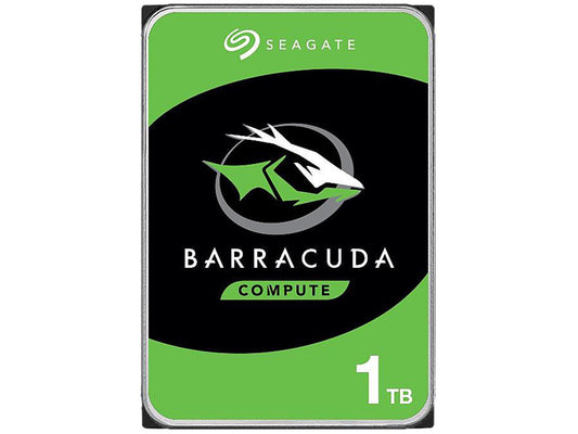 Seagate BarraCuda ST1000DM010 1TB 7200 RPM 64MB Cache SATA 6.0Gb/s 3.5" Hard Drive Bare Drive - OEM