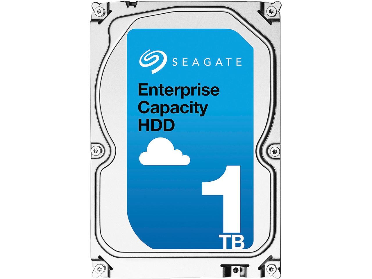 Seagate Enterprise Capacity 3.5'' HDD 1TB 7200 RPM 512n SAS 12Gb/s 128MB Cache Internal Hard Drive ST1000NM0045