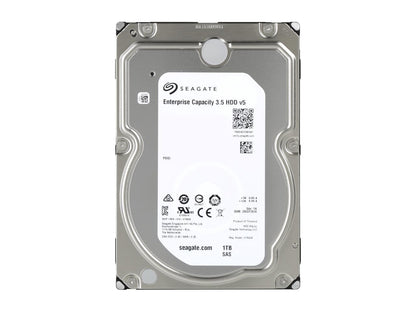 Seagate Enterprise Capacity 3.5'' HDD 1TB 7200 RPM 512n SAS 12Gb/s 128MB Cache Internal Hard Drive ST1000NM0045